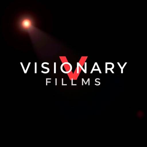 Logo of Visionary Films, a film production company