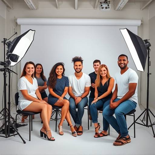 The Stellaris Studios team, standing in their Miami studio